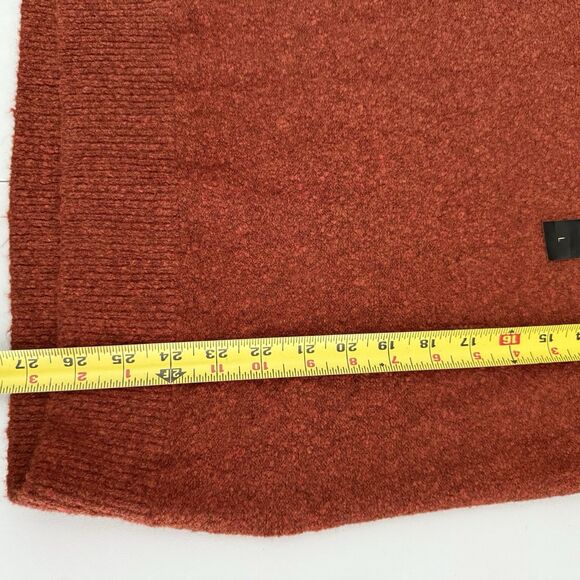Banana Republic 1/4 Zip Sweater Large Red Mens Cotton Wool Preppy Academia New - Picture 6 of 10